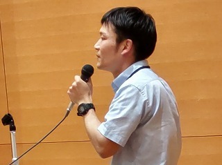 活動説明(岡﨑専門普及職員)