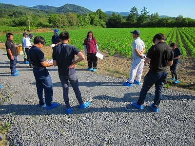 向主査より畑作全般の説明と意見交換