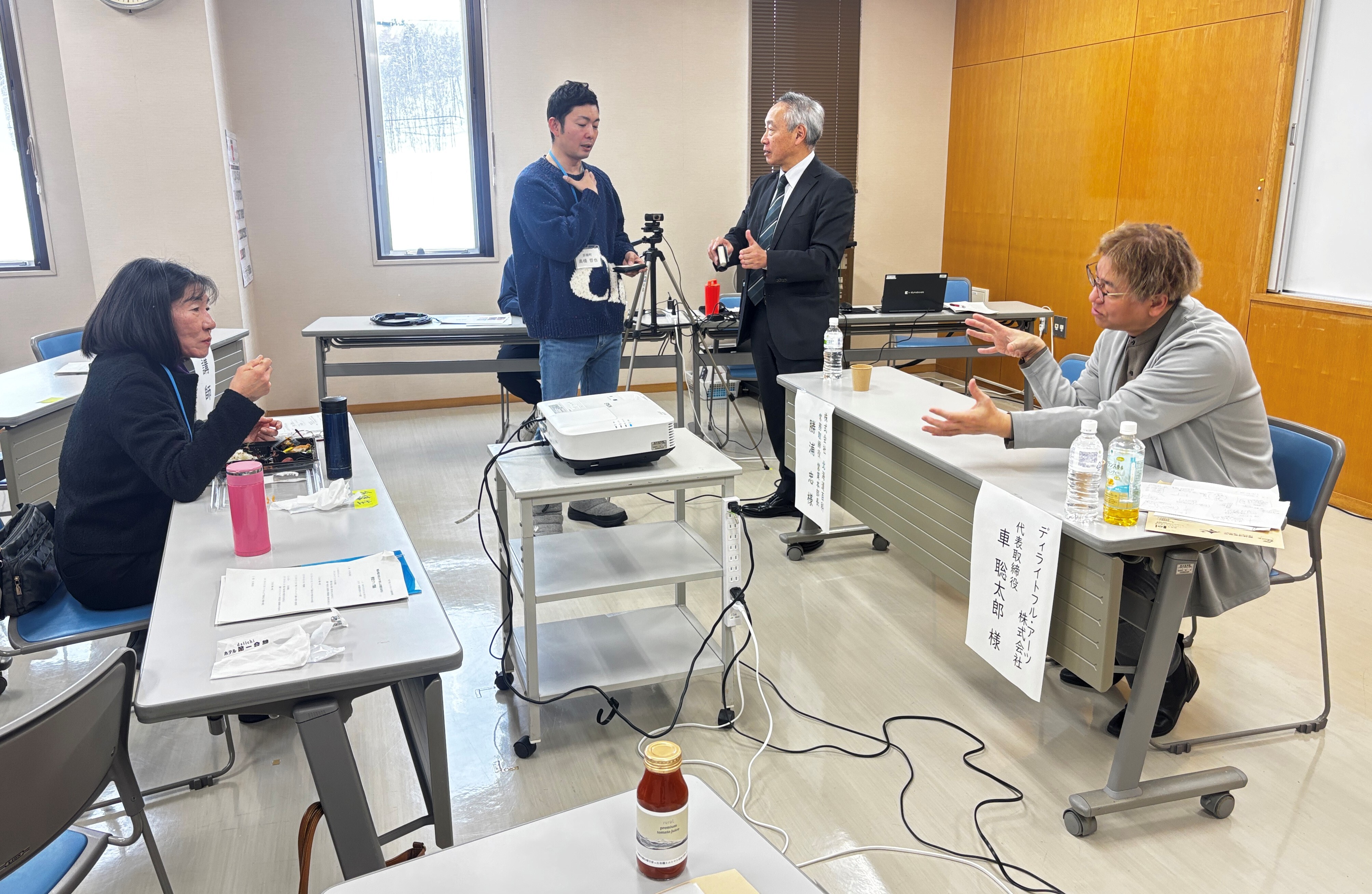 ランチミーティングの様子