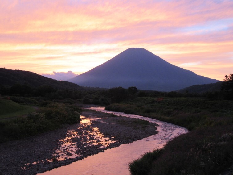 羊蹄山_夕日.JPG